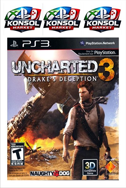 Konsol Market Uncharted 3 Drake's Deception - Playstation 3 Oyunu (Açılmış)