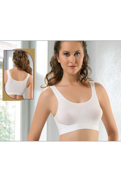 Formfit by Şalcı Women'S, Premium, Seamless, Thick Strap Bra (Size Reducer)