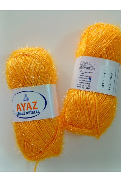 Ayaz SİMLİ KRİSTAL ÖRGÜ VE PATİK İP 2 ADET FİYATIDIR