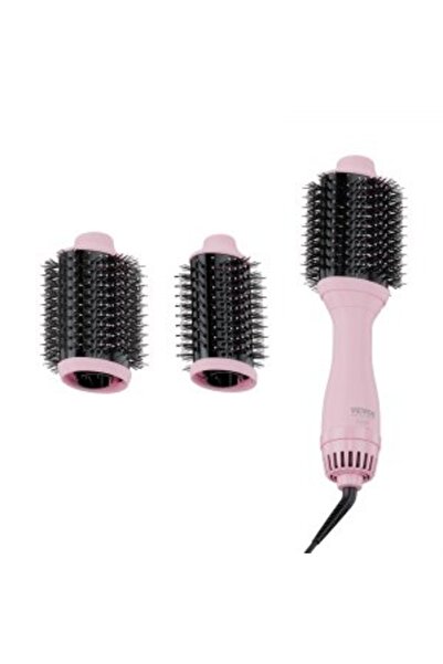 VEVOR Hair Blow Dryer Brush, Ionic Hot Air Styling Brush with Electroplated T...