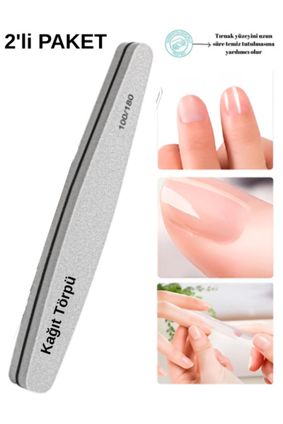 SheMask Tırnak Törpüsü Kağıt Törpü Çift Taraflı Pro Kalıcı Oje Protez Tırnak ...