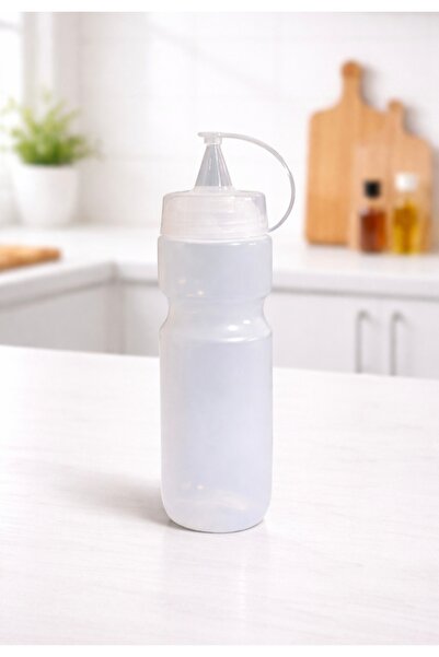 ValoriaHome 660 ml Sıkılabilir Sosluk Şişe – Kapaklı Pratik Hardal Ketçap May...