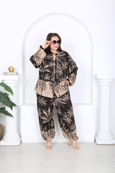 XL Modam SET DE DAMĂ DIN VISCOSĂ ȚESUTĂ CU FERMOAR, PENTRU PARTEA SUPERIOARĂ ...