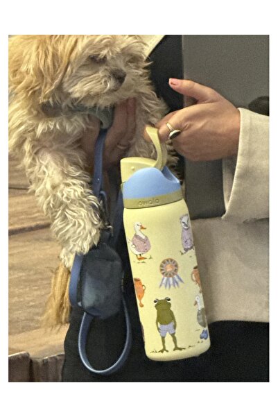 owala (Party Animals 32OZ) FreeSip Insulated Stainless Steel Water Bottle wit...