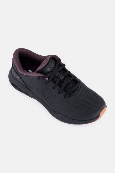 SKECHERS Women Sketch Air Edge Lace Up Training Shoes, Black