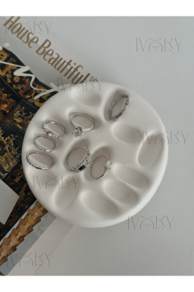 ivorypure.co Decorative Jewelry Plate, Ring Holder, Earring Holder, Jewelry P...