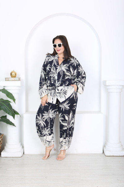 XL Modam SET DE DAMĂ DIN VISCOSĂ ȚESUTĂ CU FERMOAR, PENTRU PARTEA SUPERIOARĂ ...