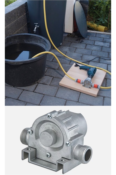 Magnotto Matkapla Çalışan Su Pompası Matkaba Takılan Su Tahliye Pompası Kendi...