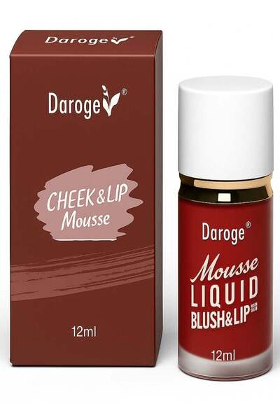 daroge Color Bomb Liquid Blusher - Long-lasting up to 12 Hours, Red
