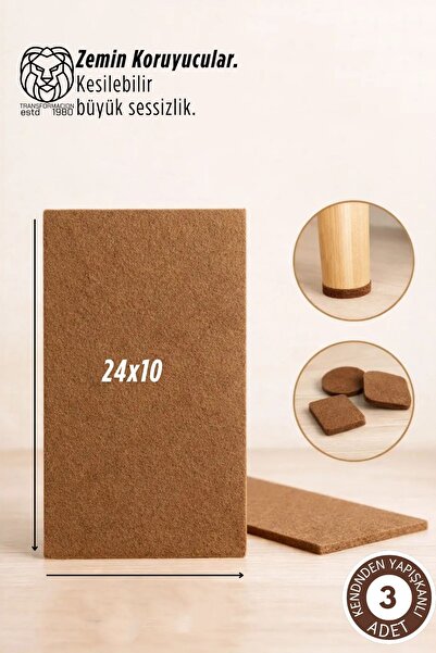 Transformacion Pachet de 3 pâslă de protecție premium pentru podea 24x10cm Pr...