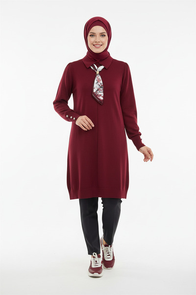 Kirazca Butik Women's Mercerized Fabric Hijab Tunic