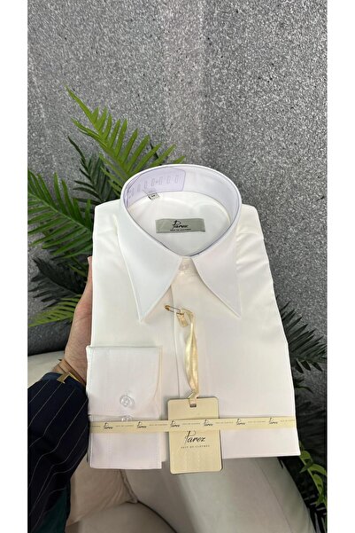 PAREZ Premium İtalyan Stil Slim Fit Sivri Yaka Erkek Gömlek