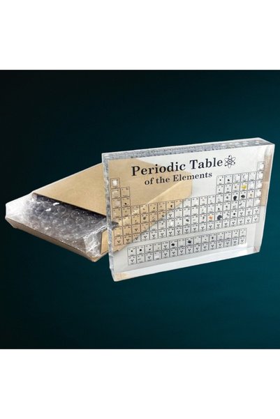 OEM Tabel periodic elemente chimice, 83 de monstre, material acrilic, transparent, dimensiune 150x120 mm