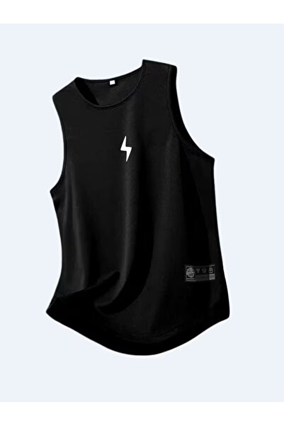 bellanova Silatrend Men's Black Original Printed Oversize Cut Cotton Crew Nec...