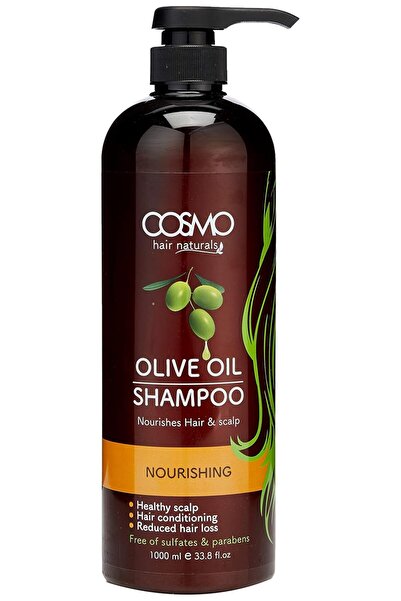 Cosmo Pure Extra Virgin Olive Oil Deep Hydrating Daily Hair Shampoo (1000ml)
