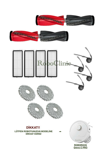 Roboclinic Accesorii de înlocuire compatibile cu aspiratorul robot Roborock Q...