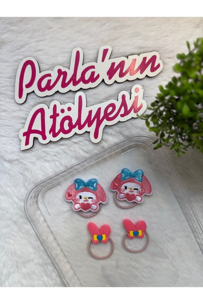SOFT Set od 4 Sanrio gumica za kosu za devojčice i bebe