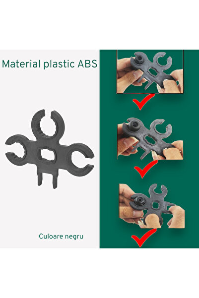 OEM Set 2 chei conectare panou solar MC4 T , culoare negru,material plastic ABS