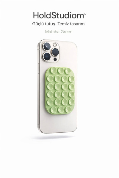 HOLDSTUDIOM Çift Yüzlü Telefon Tutucu – MagSafe Uyumlu, Mıknatıslı & Vakumlu ...