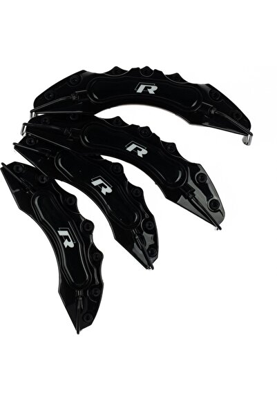 X POWER TUNİNG vw scirocco uyumlu siyah r logolu kaliper kapağı