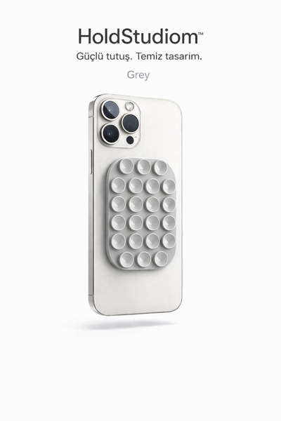 HOLDSTUDIOM Çift Yüzlü Telefon Tutucu – MagSafe Uyumlu, Mıknatıslı & Vakumlu ...