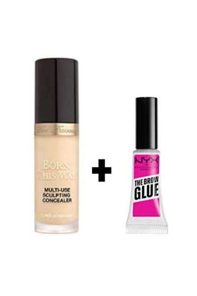 Too FacedCosmetics كونسيلر الفانيليا + جل الحواجب الشفاف