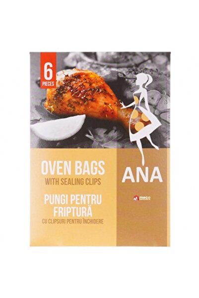 ANA Roasting Bags, ANA, set of 6 pcs, 30x43cm, plastic, oven use