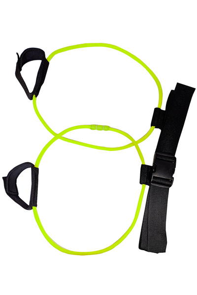 Helia Studio مجموعة مقاومة خضراء اللون مقاس 7x11x1000 ملم - مطاط مقاومة للياق...