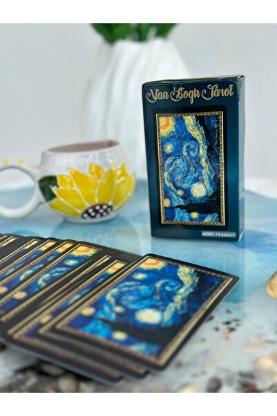 Galaksi Dükkanı Van Gogh Tarot Destesi/Tarot Kartları -10cm 6,5cm boyutlarında