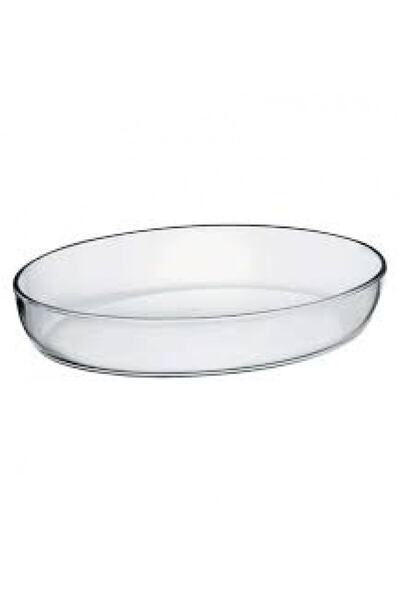 ozbience Oval Borcam Tepsi, Büyük Boy, Dayanıklı ve Şık Mutfak Gereci