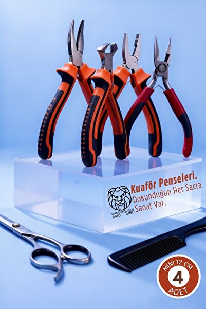 Transformacion 4'lü Profesyonel Kuaför Saç Kaynak Pense Seti (Hassas İşçilik ...