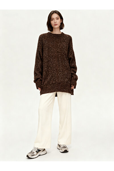 MODA S&S BZLİNE سترة تريكو لامعة باللون الفضي