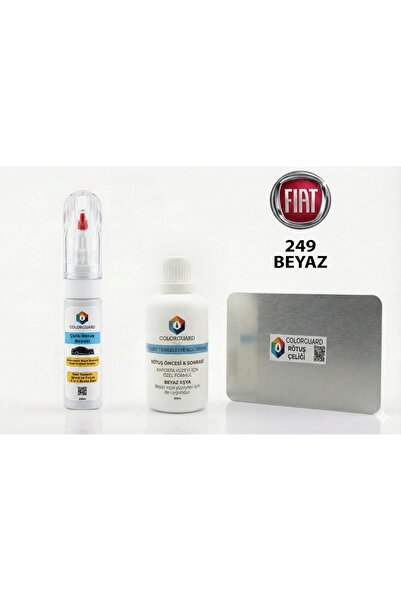 COLORGUARD FIAT-TOFAŞ 249 Beyaz Rötuş Seti - 2 si 1 Arada İğne ve Fırça Uçlu ...
