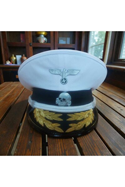 kho military design Ww2 Alman Kriegsmarine Siperli Amiral Şapka (55-59 Numara...