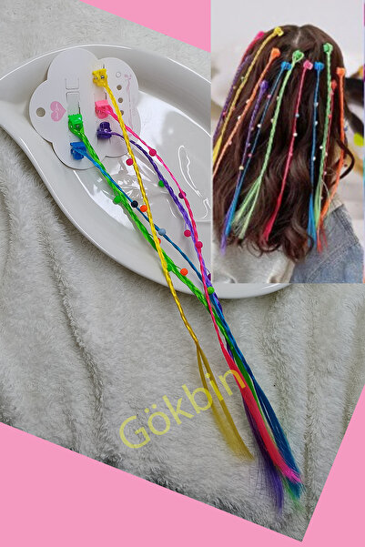 Gökbin Цветен аксесоар за коса с щипки за млади майки и момичета