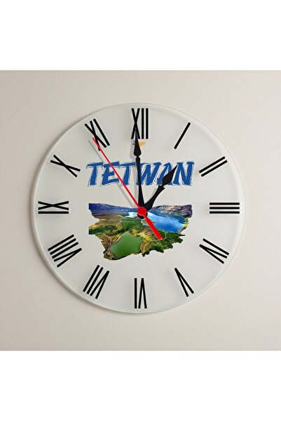 ZERYA Ceas de perete cu numere romane, cu design al Muntelui Nemrut, orașul T...