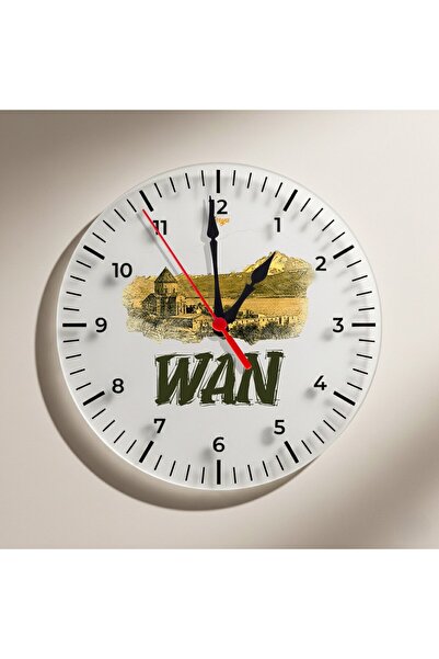 ZERYA ساعة حائط بتصميم مدينة وان فان وجزيرة أكدامار