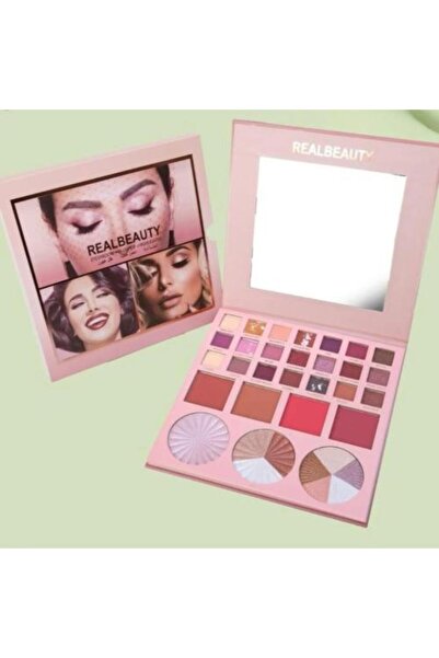 REAL مجموعة مكياج شاملة مصممة في علبة مدمجة وأنيقة