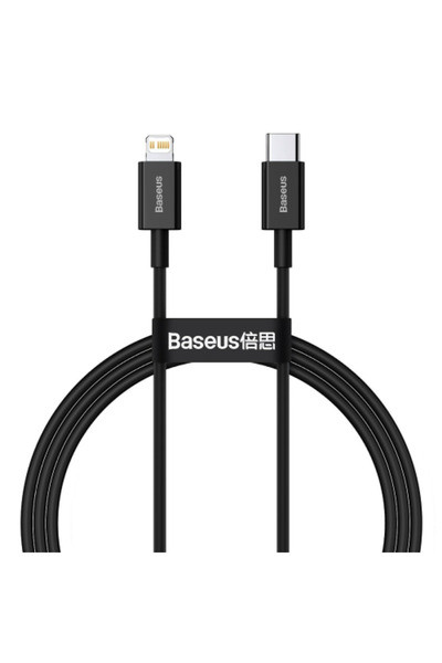 Baseus iPhone Charging Cable - Black - 2 M