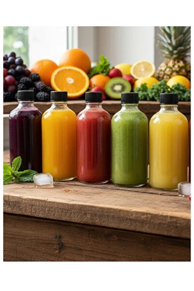 junibeliw 5 قطع من الزجاجات الزجاجية الفارغة متعددة الأغراض سعة 50 مل، زجاجة ...