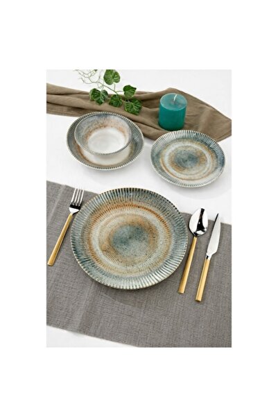 HERA Porcelain dinner service for 6 people, 24 pieces, packed in a gift box, ...