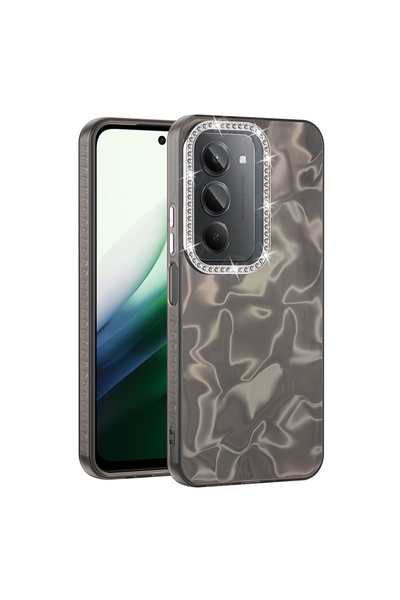 zore Redmi 15 Case with Airbag and Shiny Stone Detail Design Sys Esila Cover ...