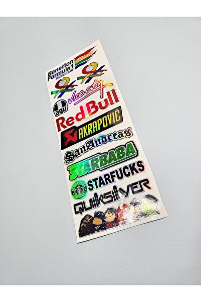 BsElektronik ملصق متعدد الاستخدامات بتصميم ثلاثي الأبعاد ملصق للدراجات الناري...