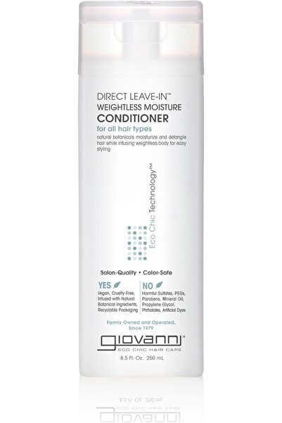 Giovanni A lightweight, moisturizing conditioner that is left directly onto t...