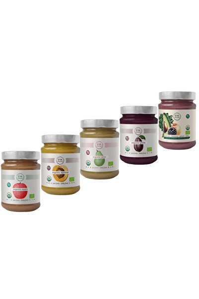 EYA ORGANİK ORGANİK %100 MEYVE PÜRESİ PÜRESİ DENEME PAKETİ (+4 AY BEBEK EK GI...