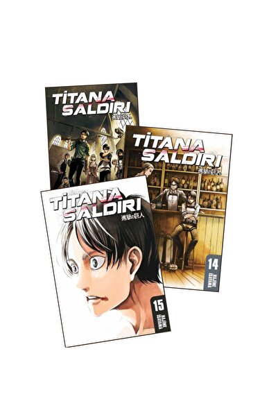 Gerekli Şeyler Yayıncılık Titana Saldırı 13-15. Ciltler 3 lü Manga Seti