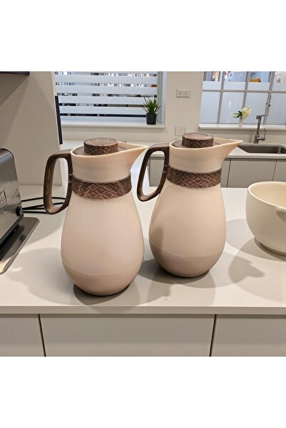 AR HOME TEA-COFFE VACUUM FLASK -THERMOS SET-1.0 LT+1.0LT