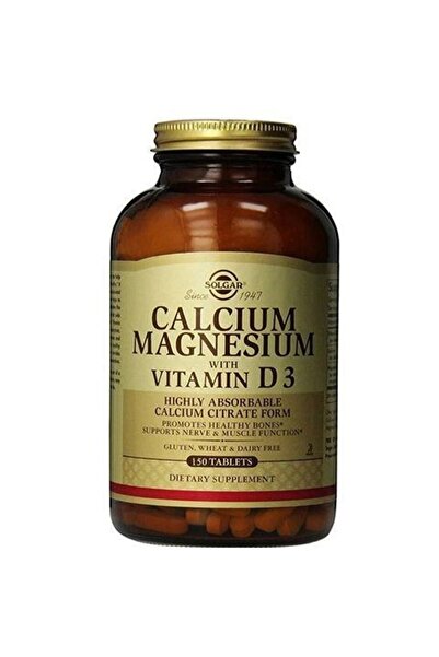 Solgar Calcium Magnesium with Vitamin D3 150 Tablet