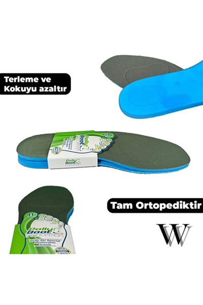 WEERY Polly Boot Çizme Tam Ortopedik Tabanlık Ayakkabı Tabanlığı Ayakkabı Keç...