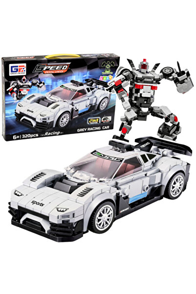 Three top online Set de blocuri de construcție robot mașină sport 2 în 1